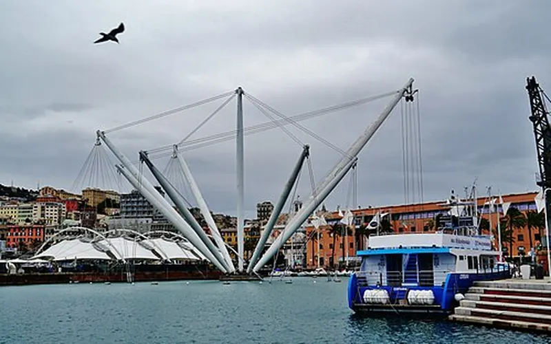 The Bigo at the Porto Antico of Genoa