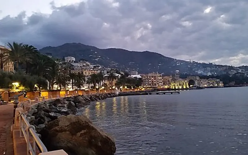 The seafront of Rapallo