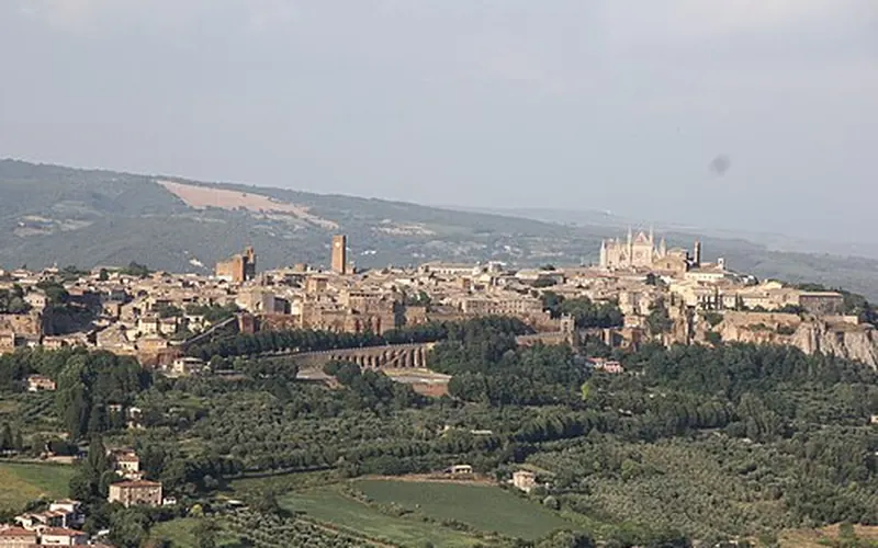 Orvieto on its tufa cliff