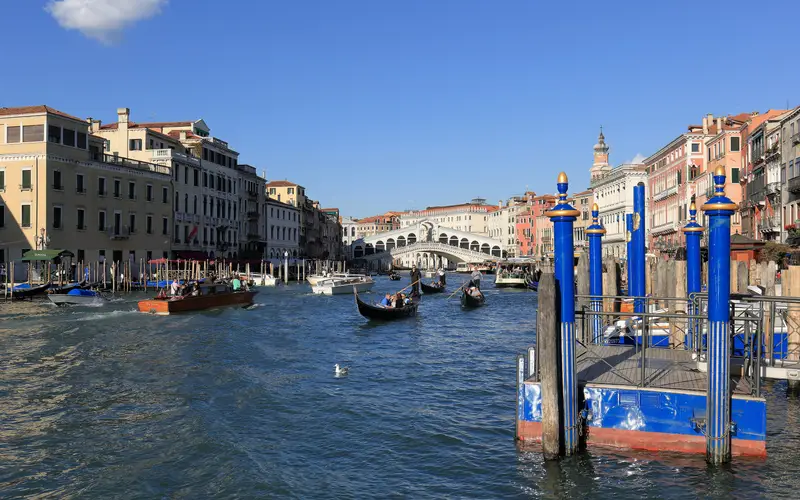 The Grand Canal and the Rialto Bridge