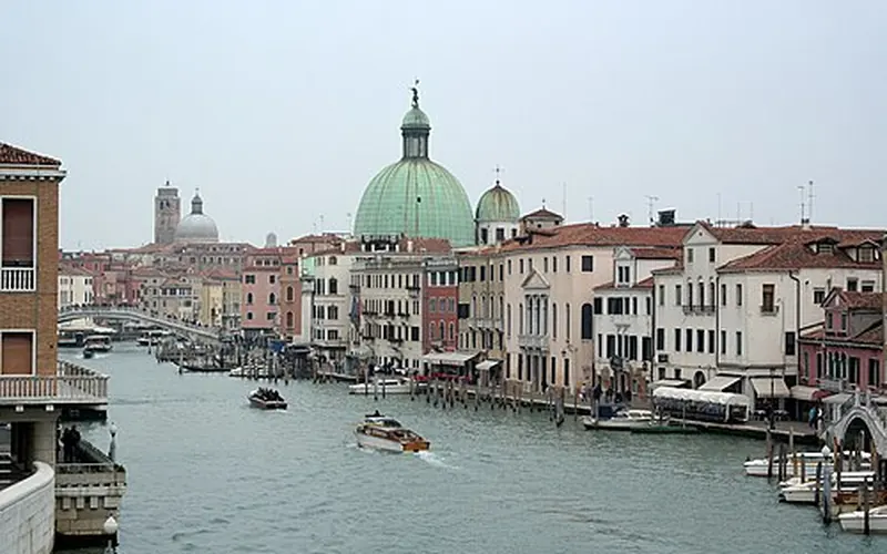 The start of the Grand Canal and San Simeone Piccolo